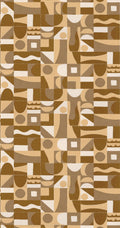 Casamance behang Bord du Nil Gourna 76182854 ocre doré
