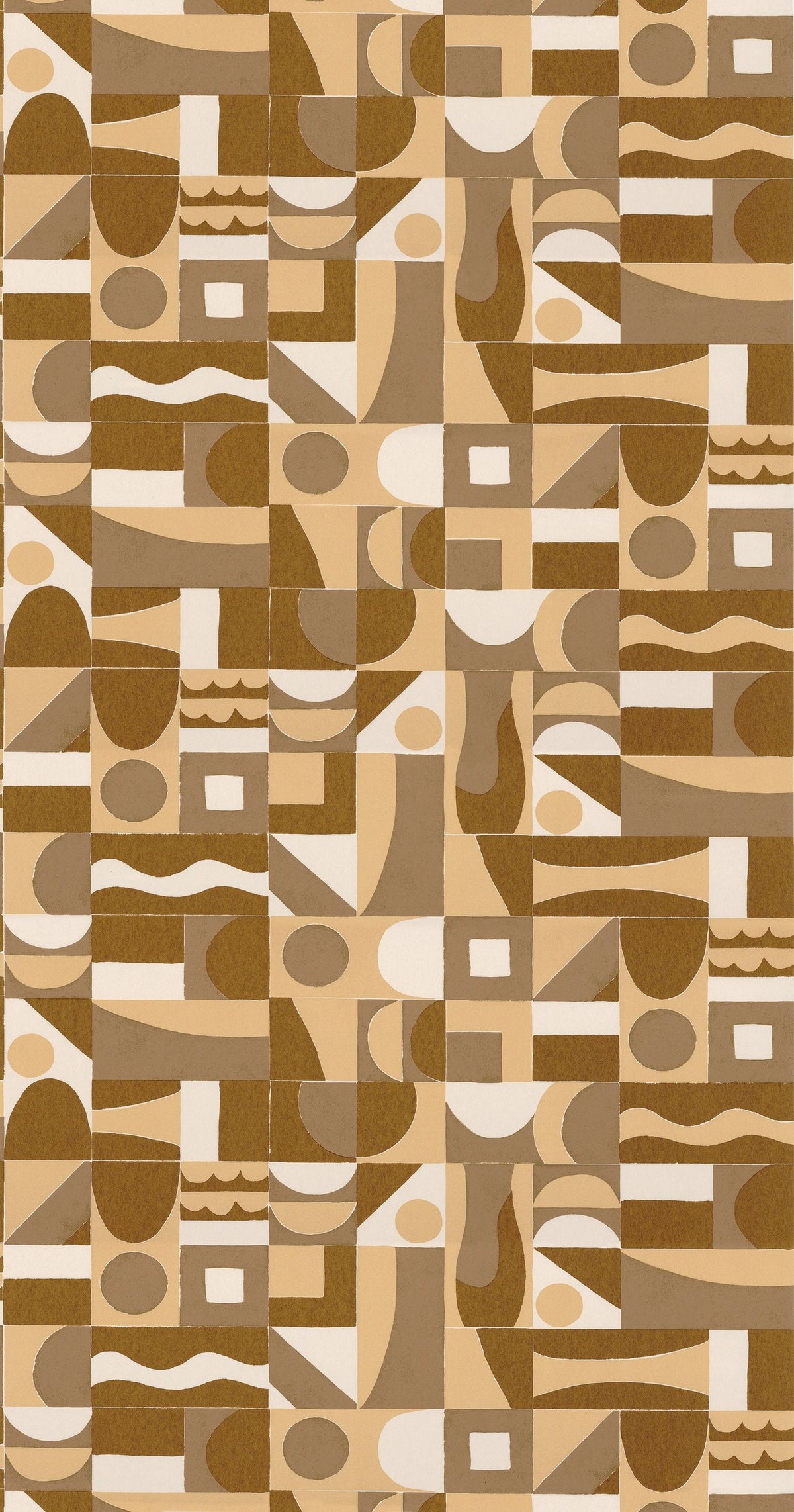 Casamance behang Bord du Nil Gourna 76182854 ocre doré
