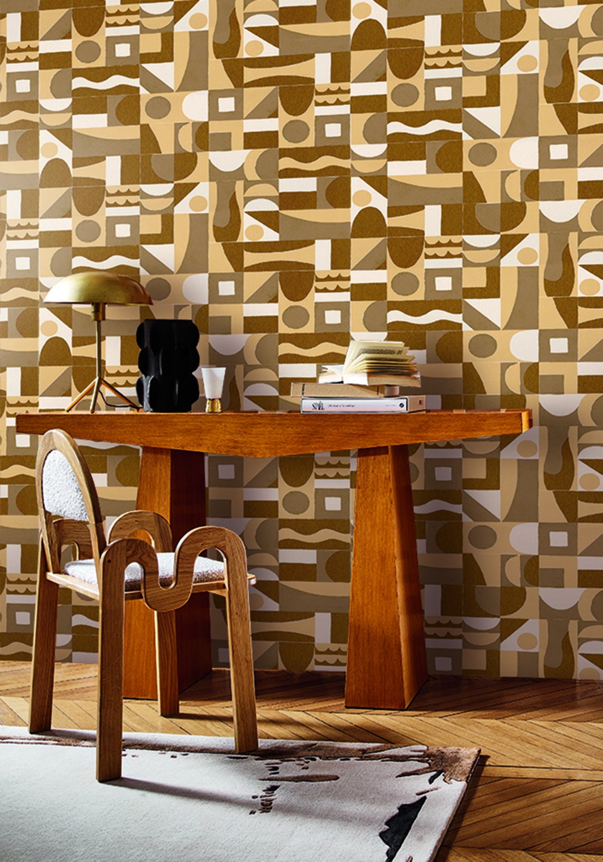 Casamance behang Bord du Nil Gourna 76182854 in interieur