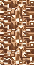 Casamance behang Bord du Nil Gourna 76182956 terracotta cuivre