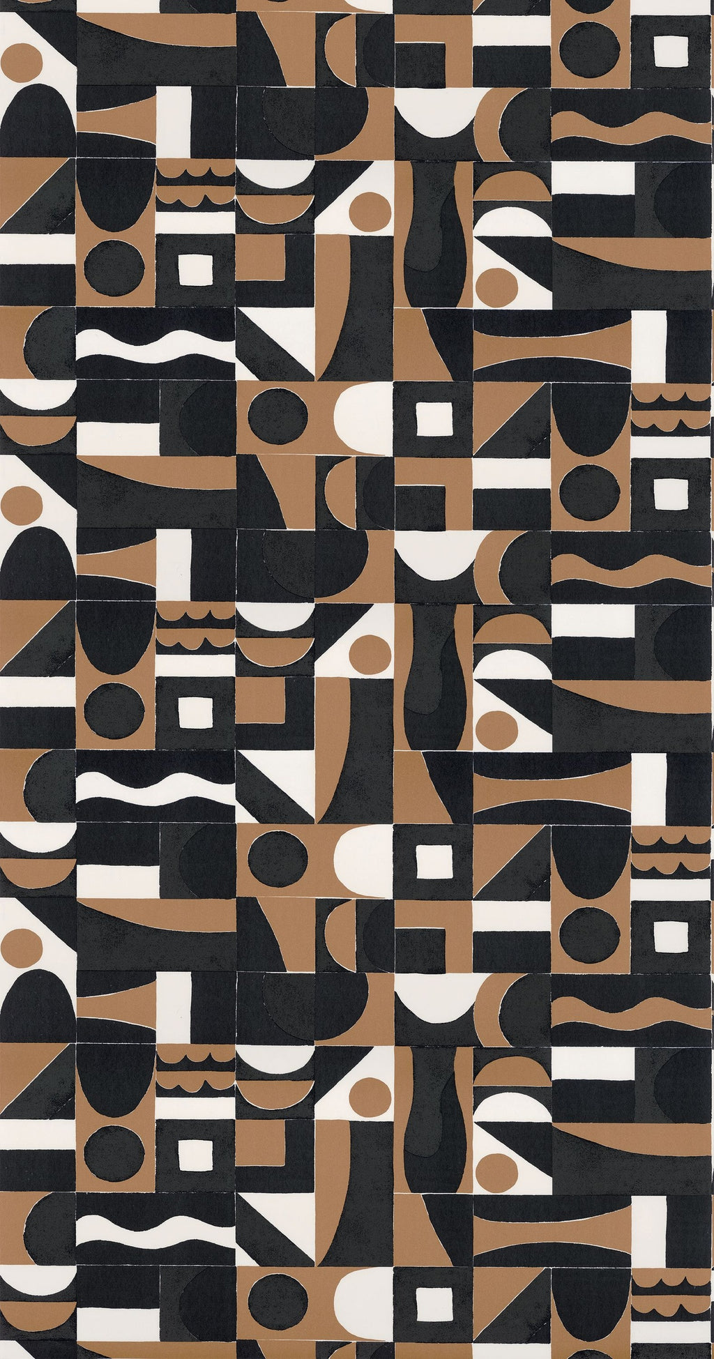 Casamance behang Bord du Nil Gourna 76183058 noir mordoré