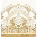 Casamance fotobehang Panoramas 3 Éléphantine 76193160 blanc doré
