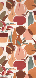 Casamance behang Terra Rossa Vallauris 76210712 grenat orange brulée