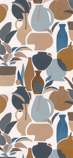 Casamance behang Terra Rossa Vallauris 76210814 camel marine