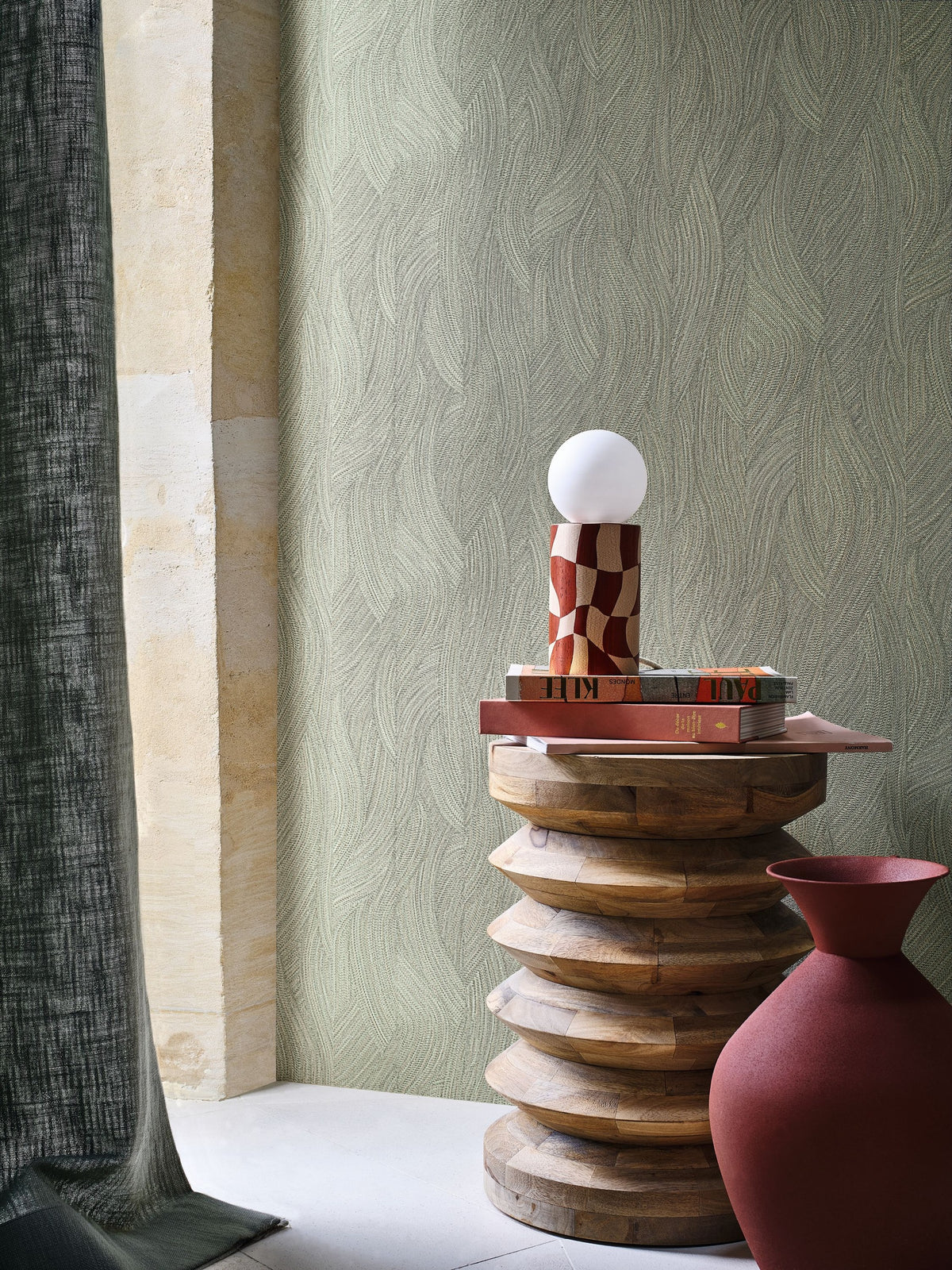Casamance behang Select 9 Jassine 76221120 in interieur