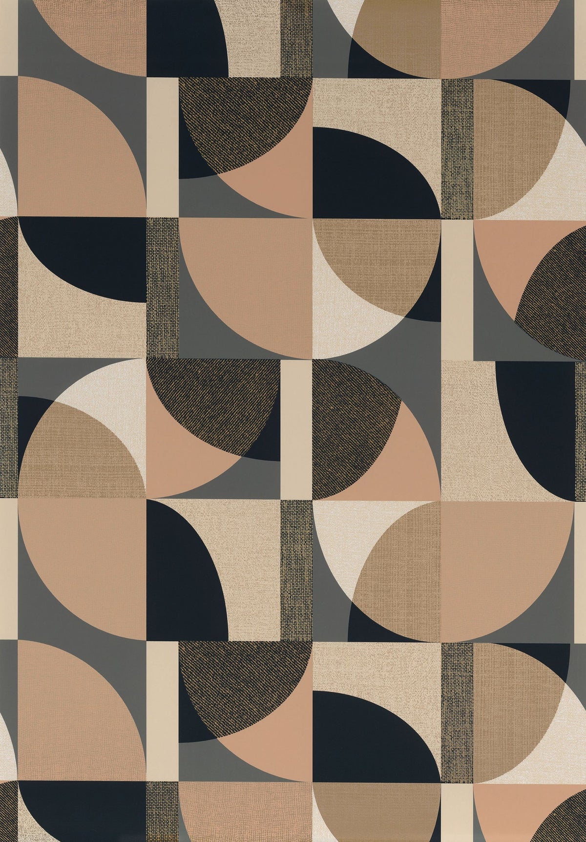 Casamance behang Faubourg des Lumières Barillet 76260814 anthracite nude (staal)