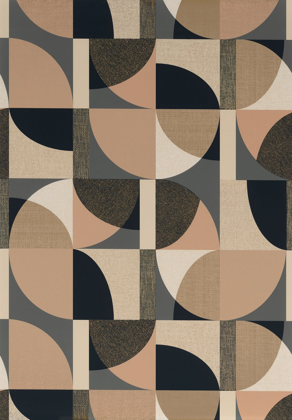 Casamance behang Faubourg des Lumières Barillet 76260814 anthracite nude