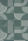 Casamance behang Faubourg des Lumières Années 30 76271426 vert de gris (staal)
