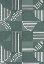 Casamance behang Faubourg des Lumières Années 30 76271426 vert de gris