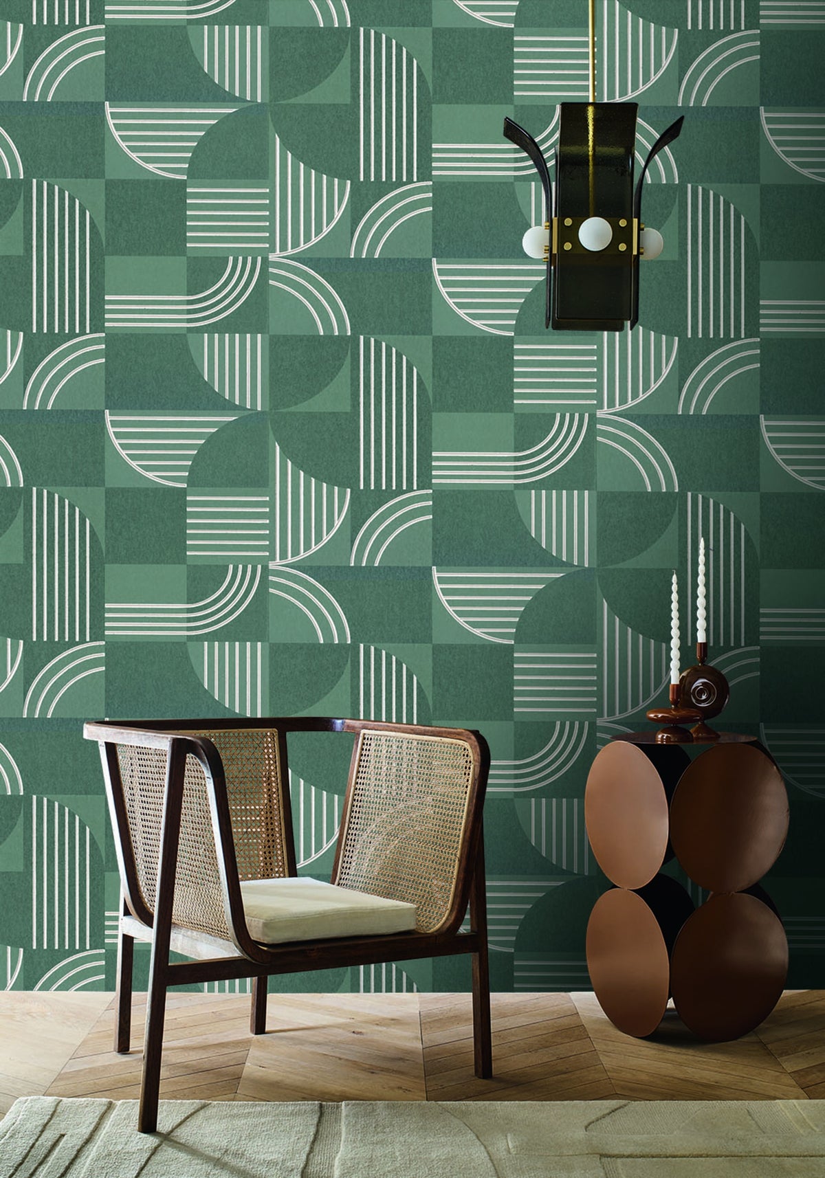 Casamance behang Faubourg des Lumières Années 30 76271426 in interieur