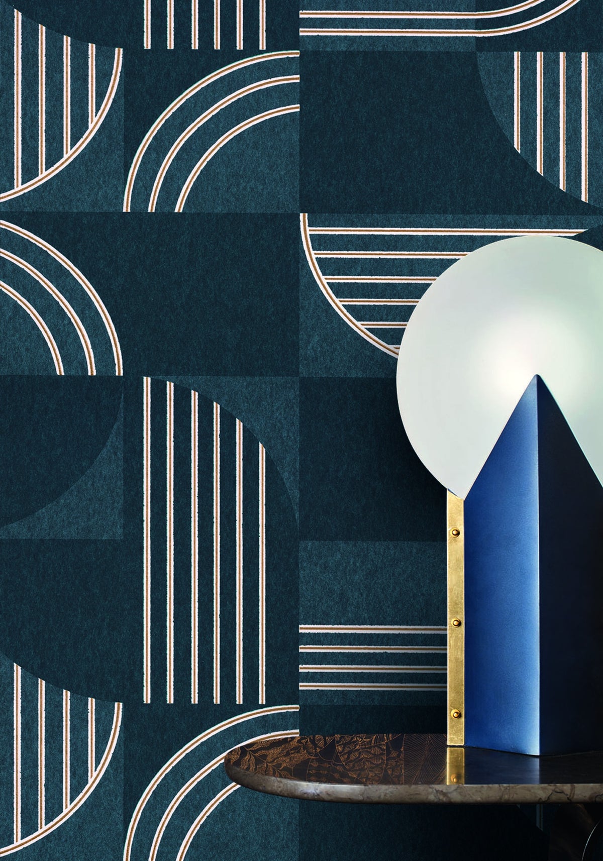 Casamance behang Faubourg des Lumières Années 30 76271528 detail