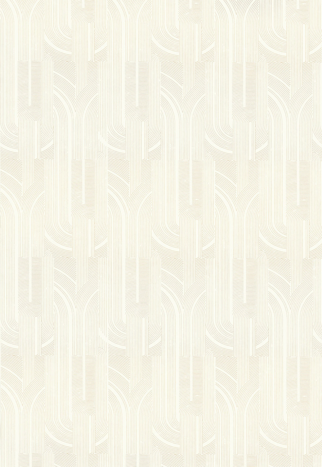 Casamance behang Faubourg des Lumières Porte Dorée 76281732 blanc doré