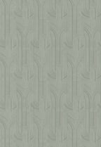 Casamance behang Faubourg des Lumières Porte Dorée 76281936 kaki clair nacré