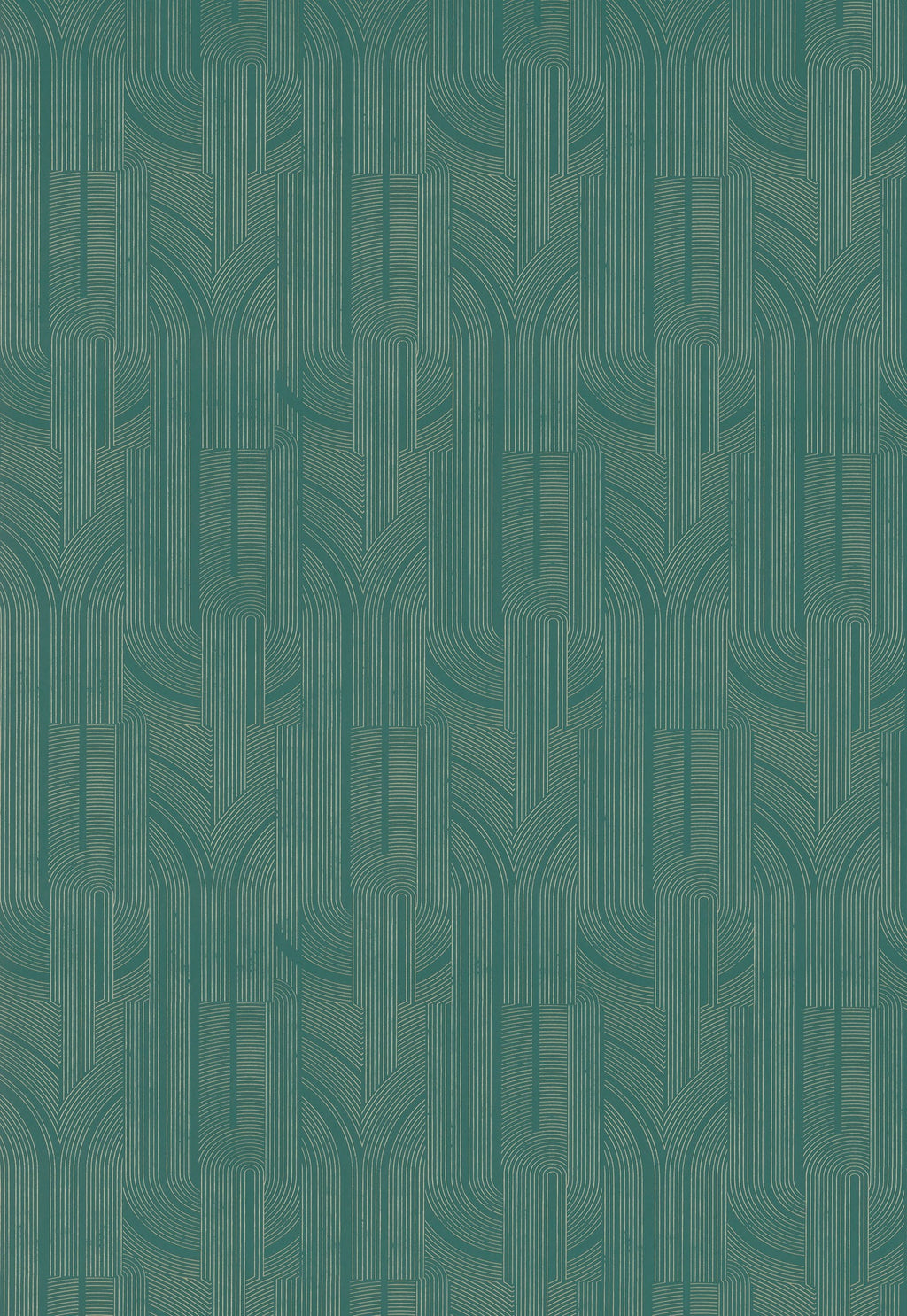 Casamance behang Faubourg des Lumières Porte Dorée 76282038 émeraude doré