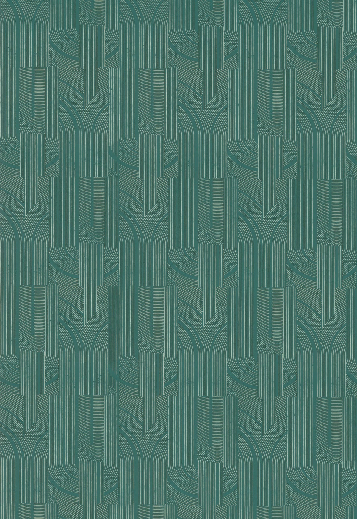 Casamance behang Faubourg des Lumières Porte Dorée 76282038 émeraude doré