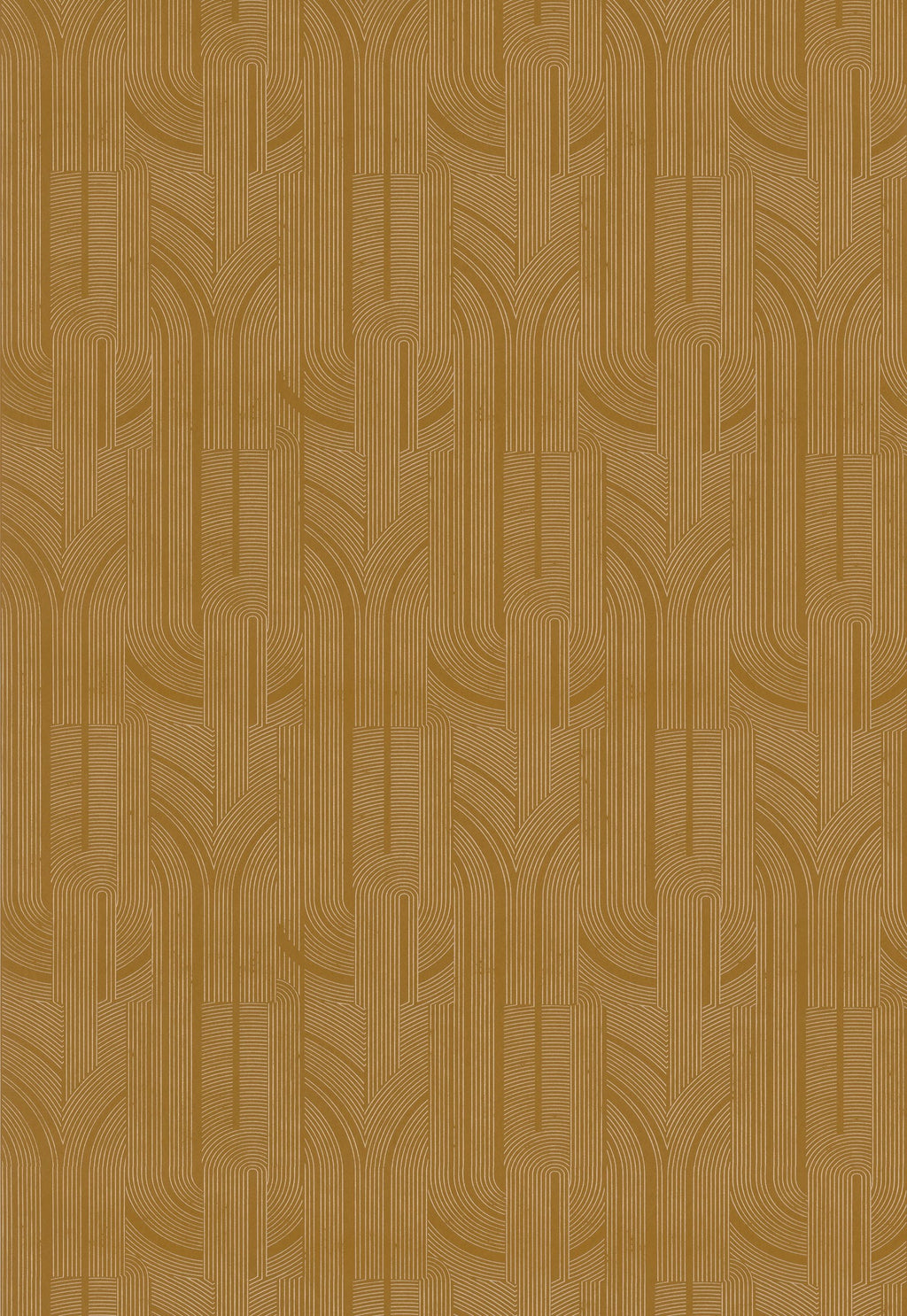 Casamance behang Faubourg des Lumières Porte Dorée 76282140 ambre doré