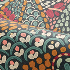 Casamance behang Casa Azul Talavera 76310610 detail