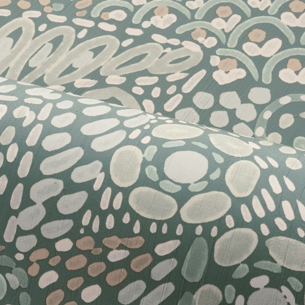 Casamance behang Casa Azul Talavera 76310814 detail