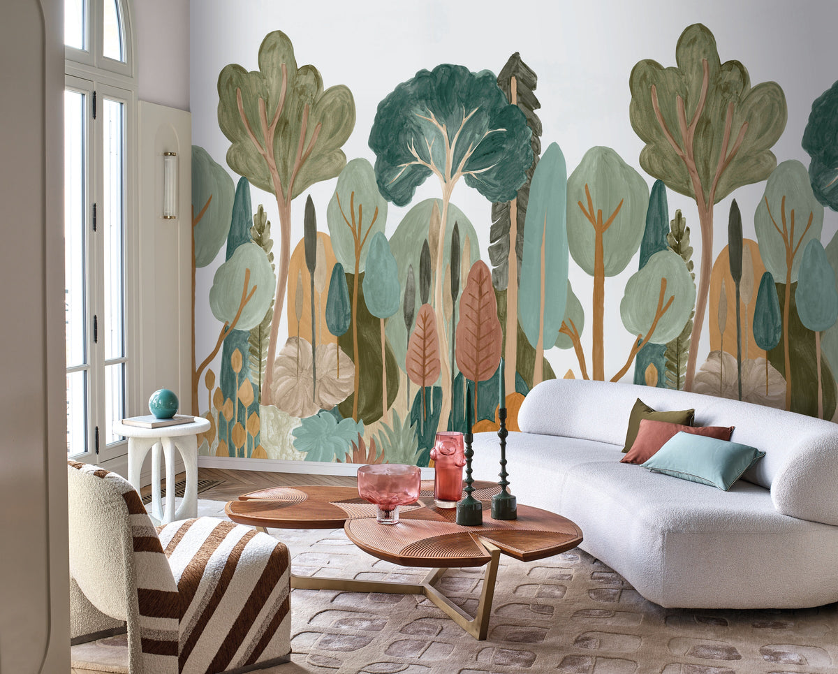 Casamance fotobehang Panoramas 3 Orme 76381018 in interieur