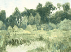 Casamance fotobehang Panoramas 3 Colvert 76391120 amande