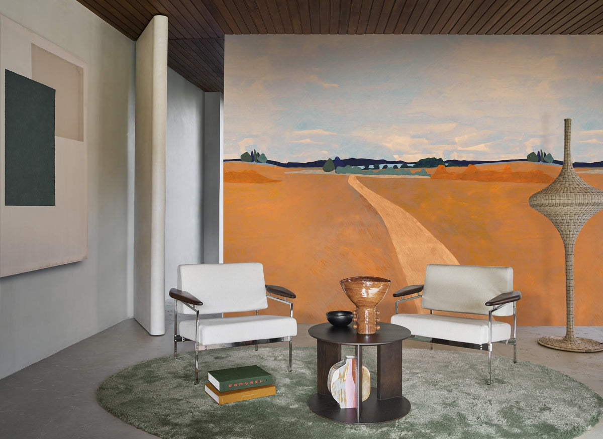 Casamance fotobehang Panoramas 3 Moisson 76442140 in interieur