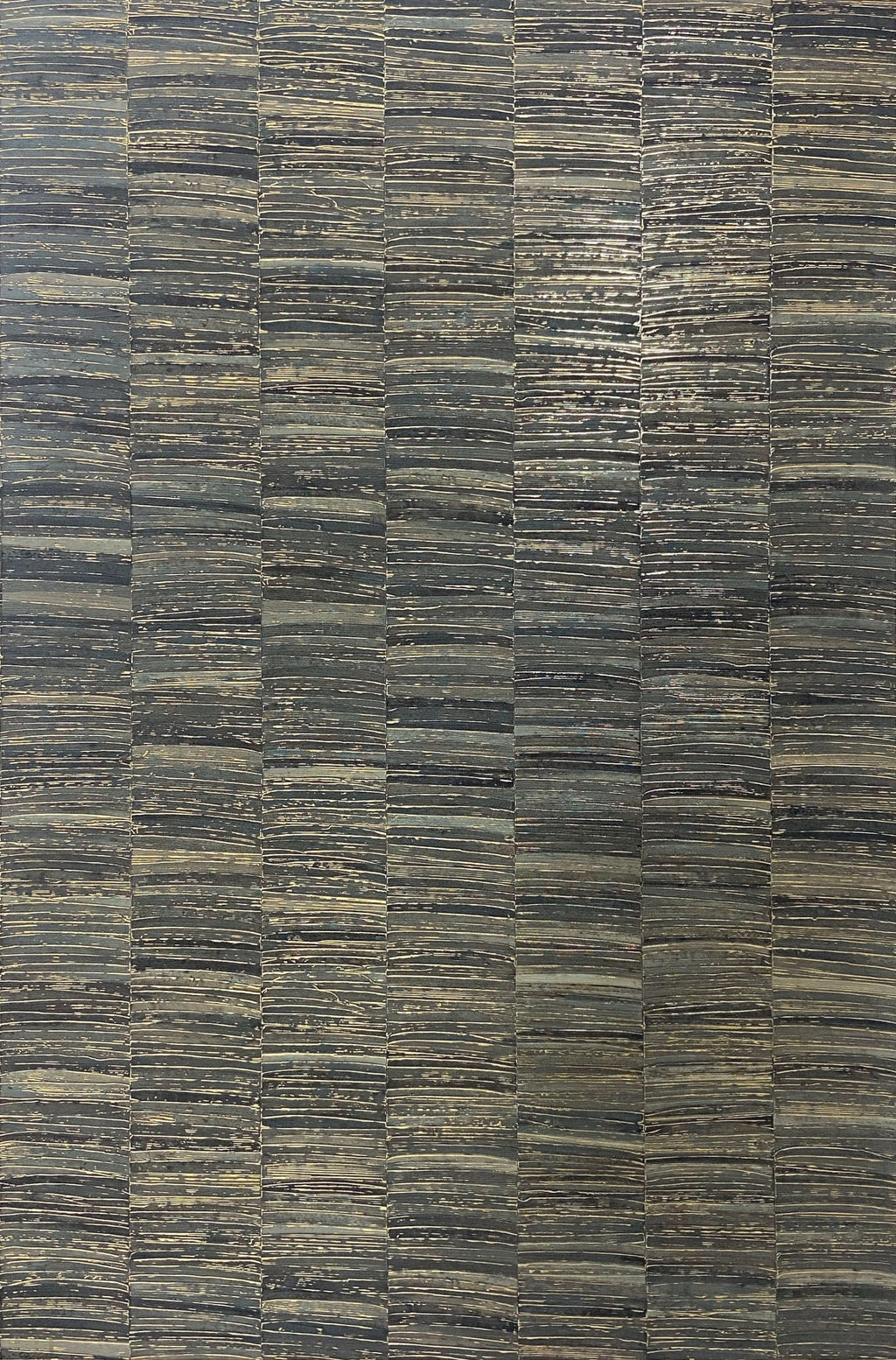 Casamance behang Textures Nature Précieuse Lirio 76512038 anthracite doré