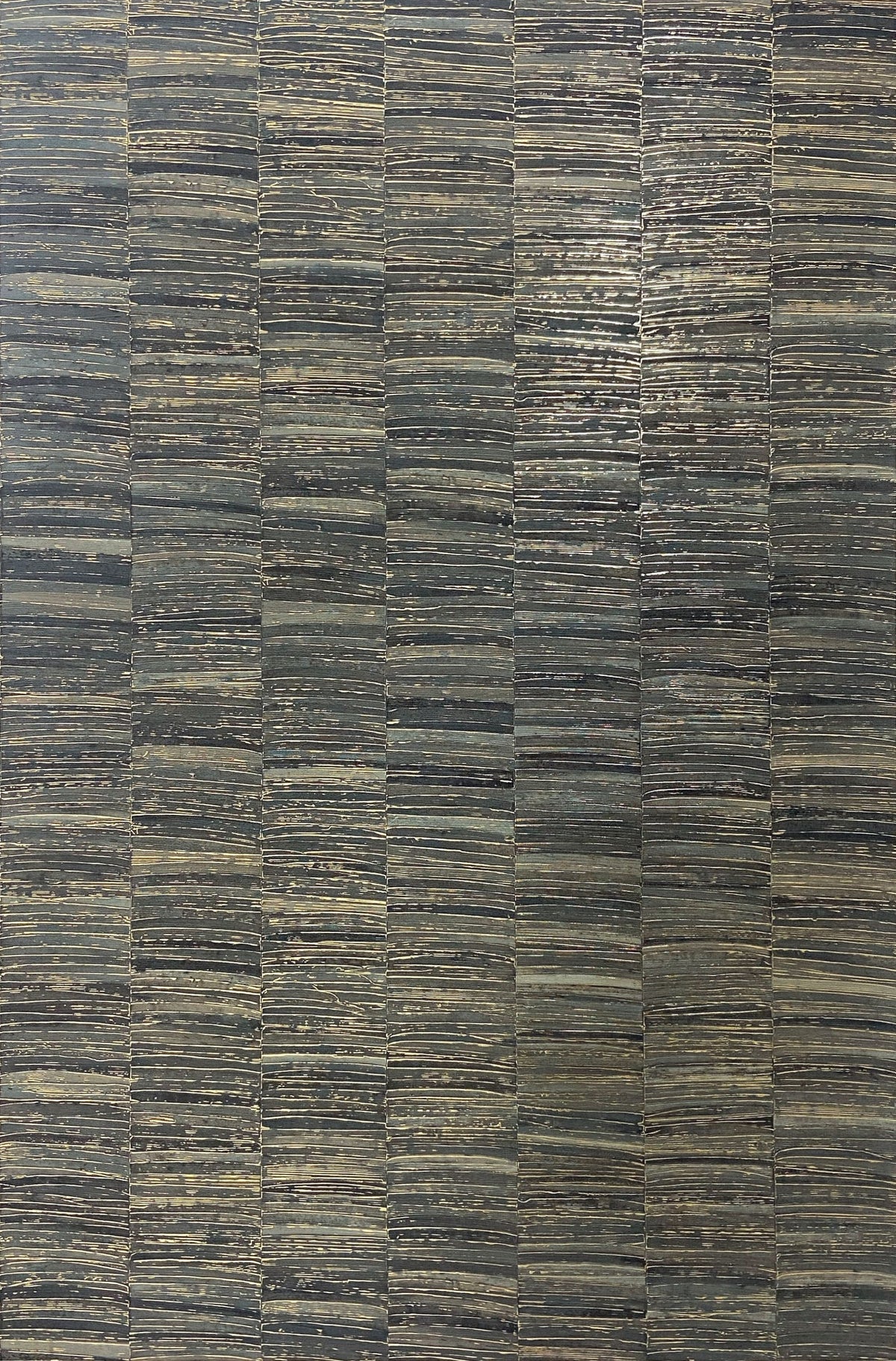 Casamance behang Textures Nature Précieuse Lirio 76512038 anthracite doré