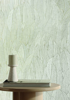 Casamance behang Textures Nature Précieuse Cinerea 76533262 in interieur