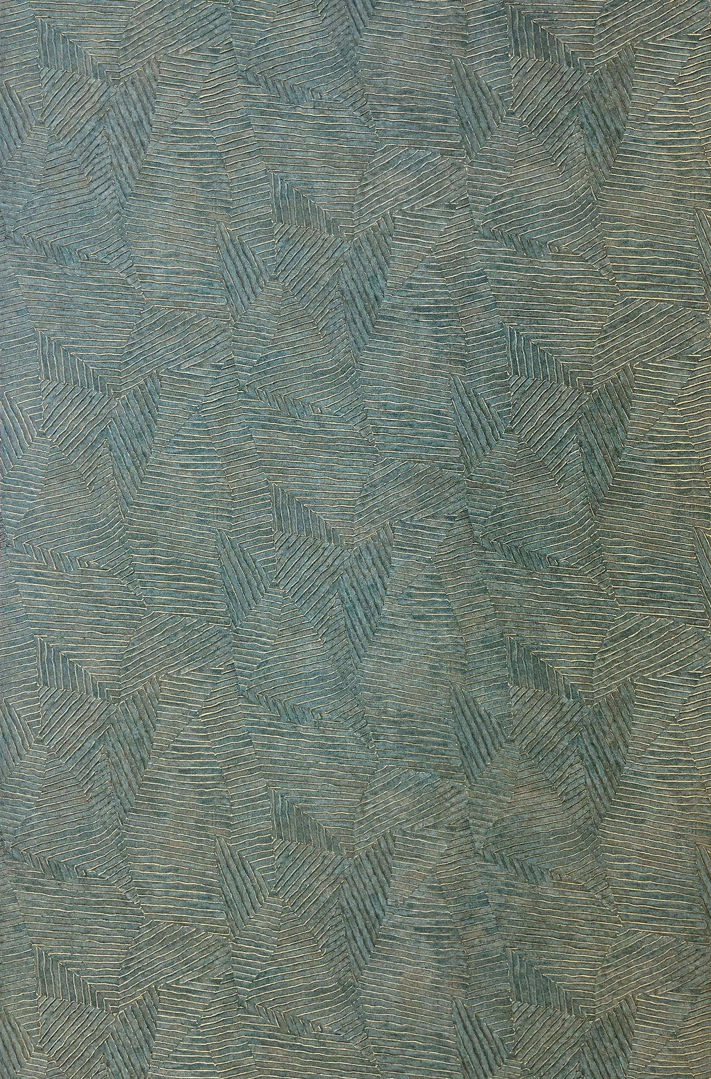 Casamance behang Textures Nature Précieuse Lore 76543670 vert impérial doré