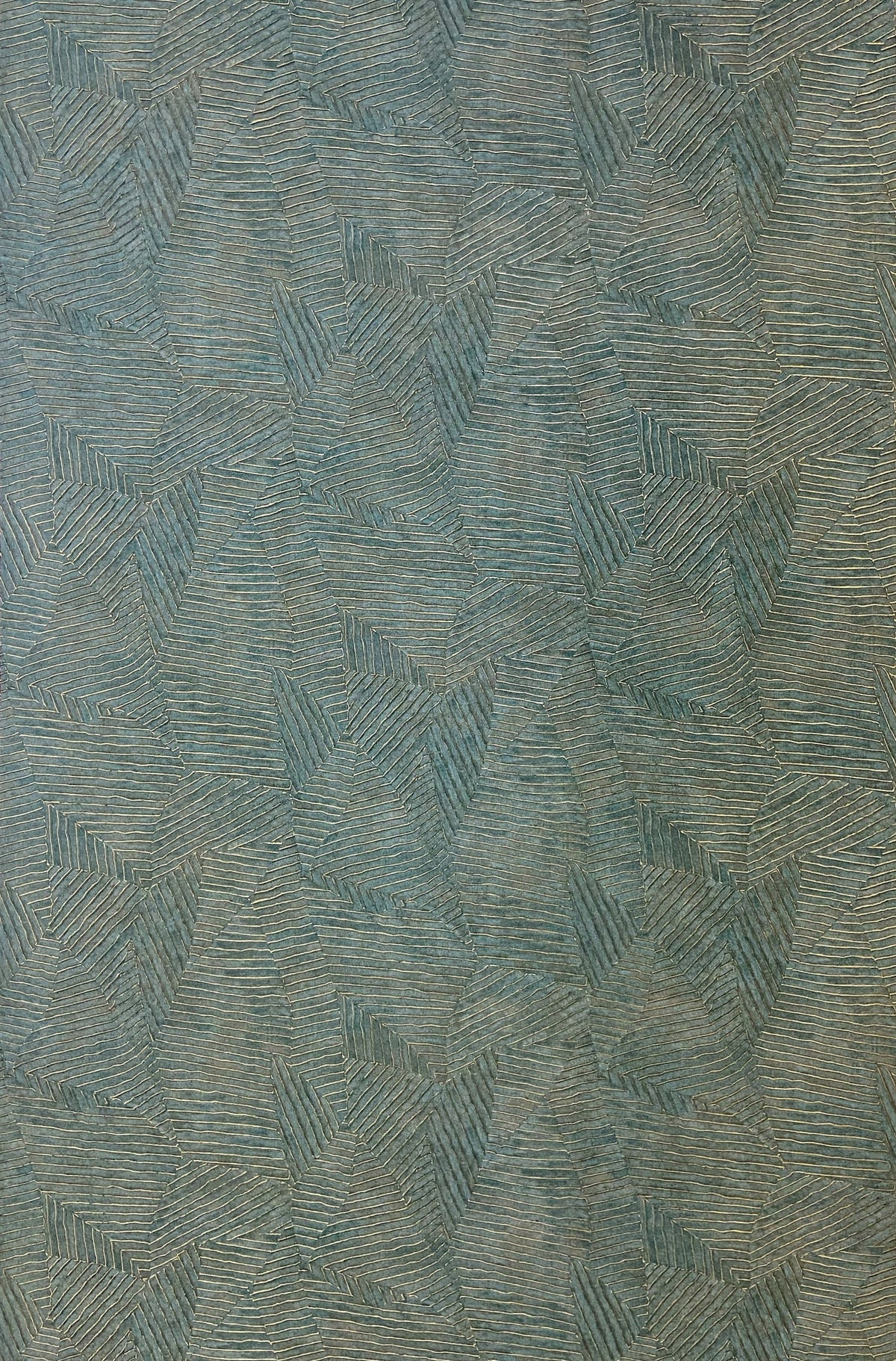 Casamance behang Textures Nature Précieuse Lore 76543670 vert impérial doré