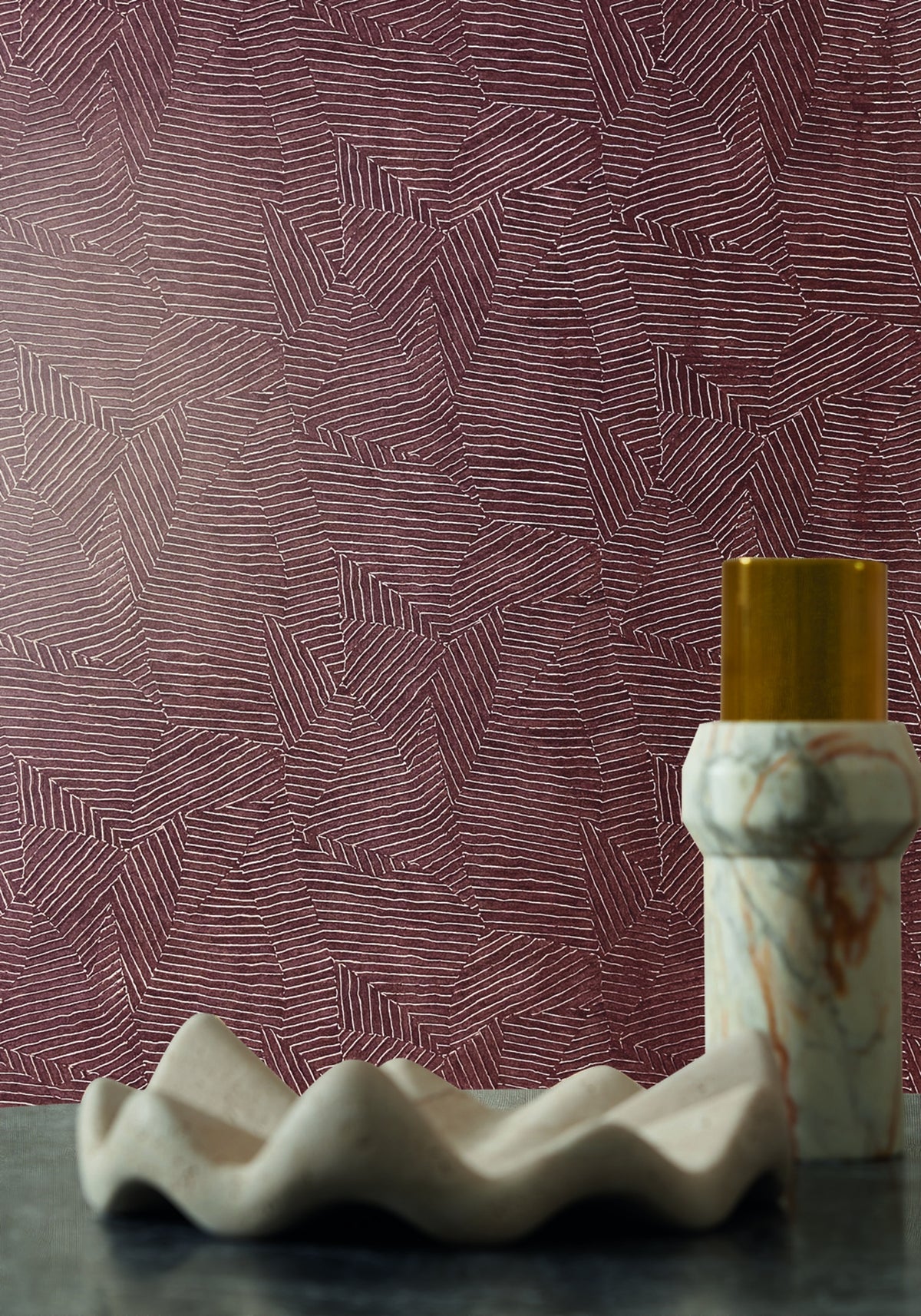 Casamance behang Textures Nature Précieuse Lore 76543772 detail