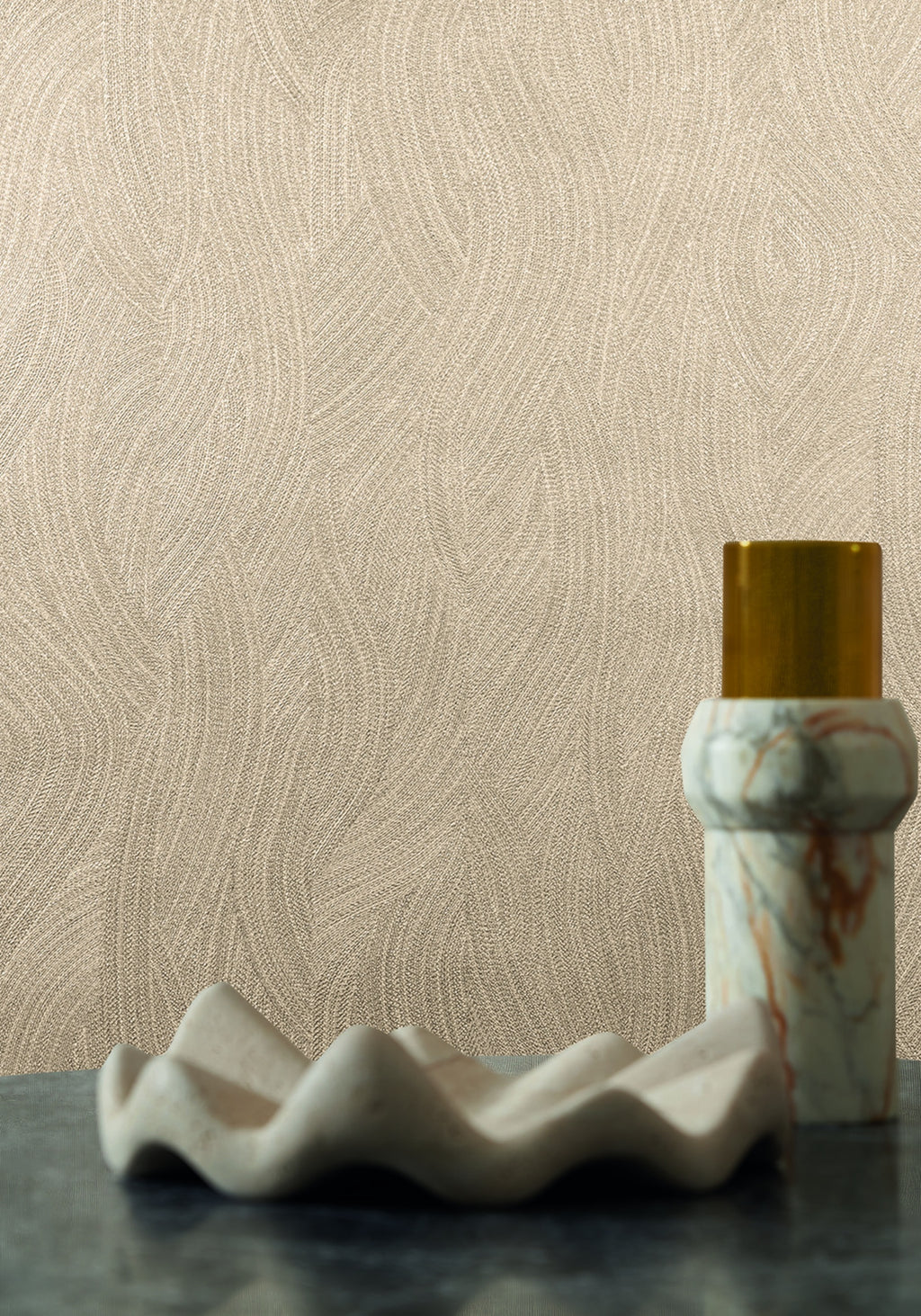 Casamance behang Ecrin Kashmir 76552854 in interieur