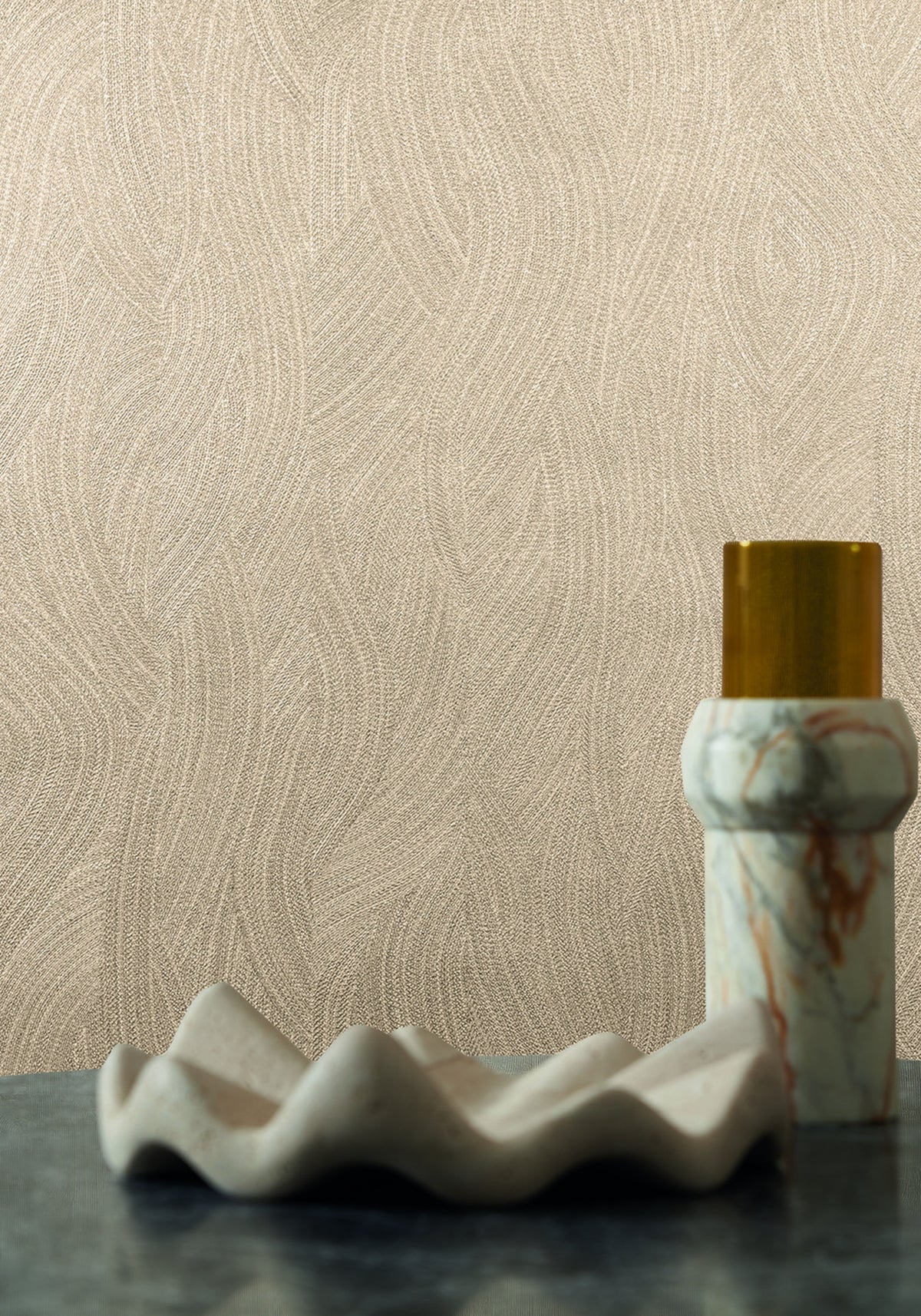 Casamance behang Ecrin Kashmir 76552854 in interieur