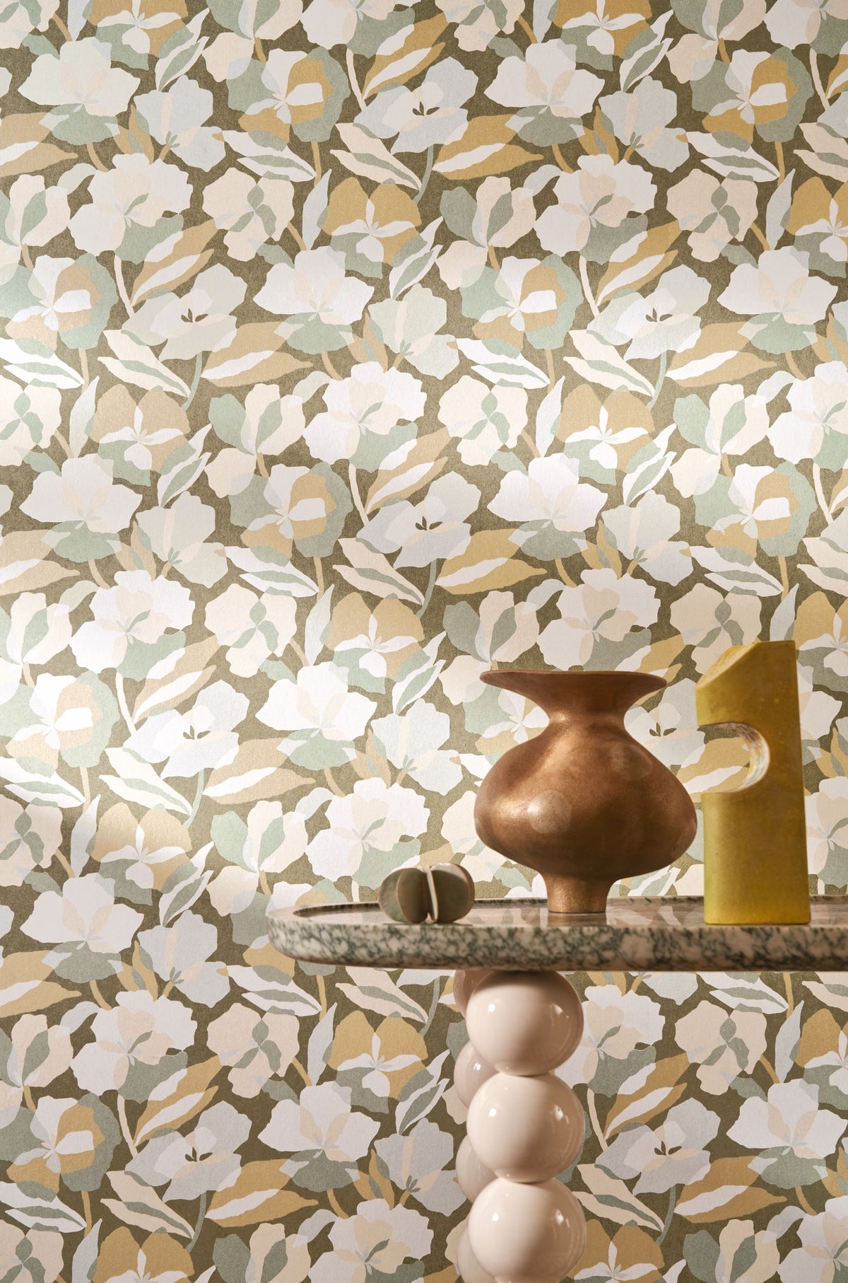 Casamance behang Jardin Félicia Amaryllis 76580712 detail