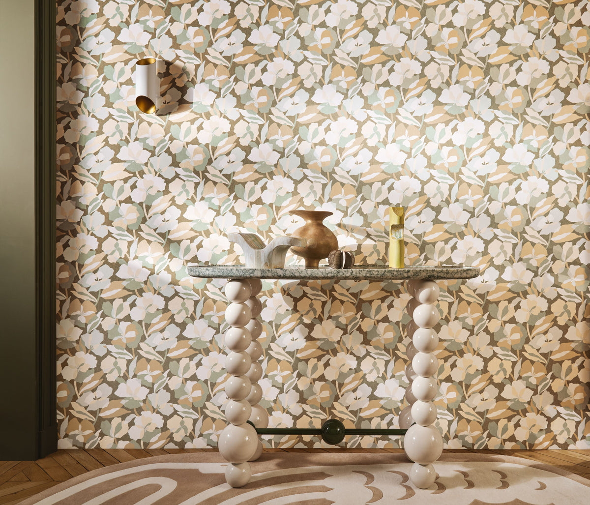 Casamance behang Jardin Félicia Amaryllis 76580712 in interieur