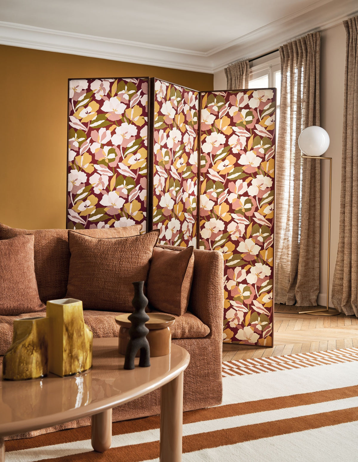 Casamance behang Jardin Félicia Amaryllis 76580916 in interieur
