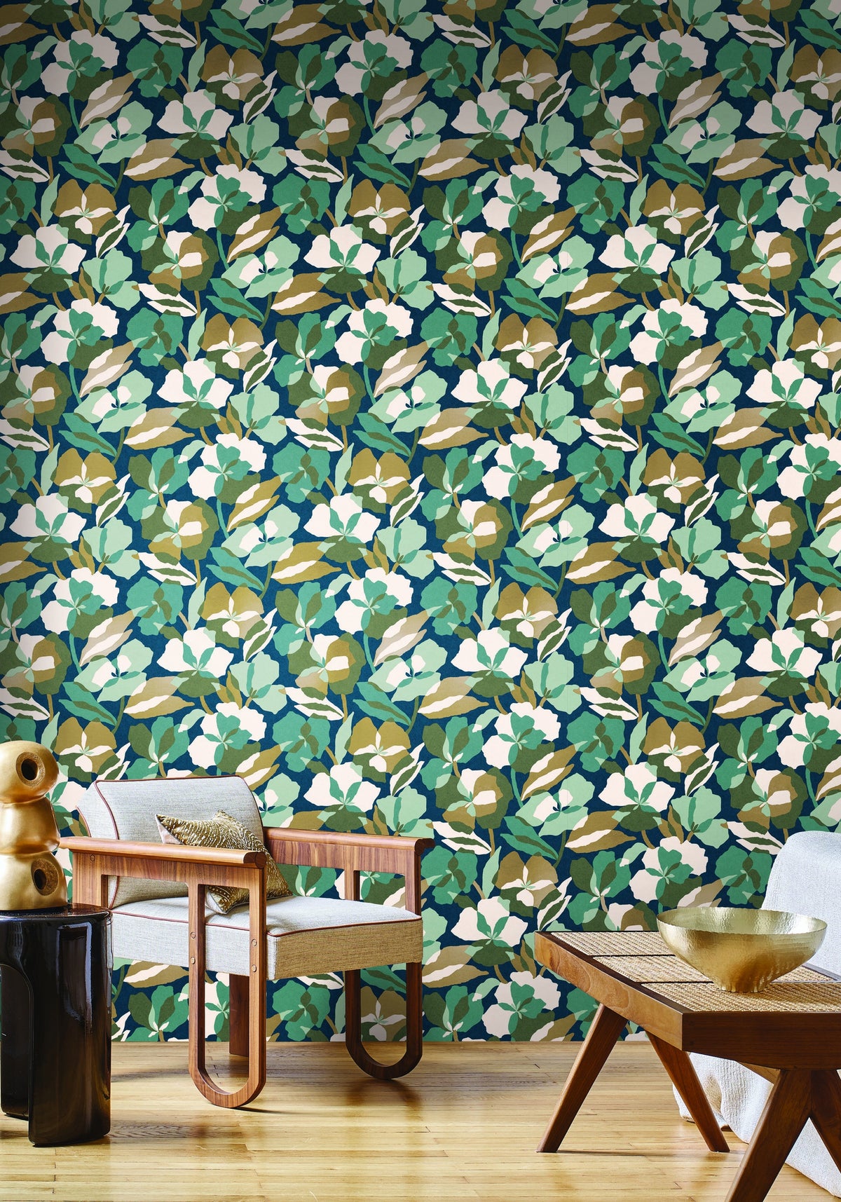 Casamance behang Jardin Félicia Amaryllis 76581222 in interieur