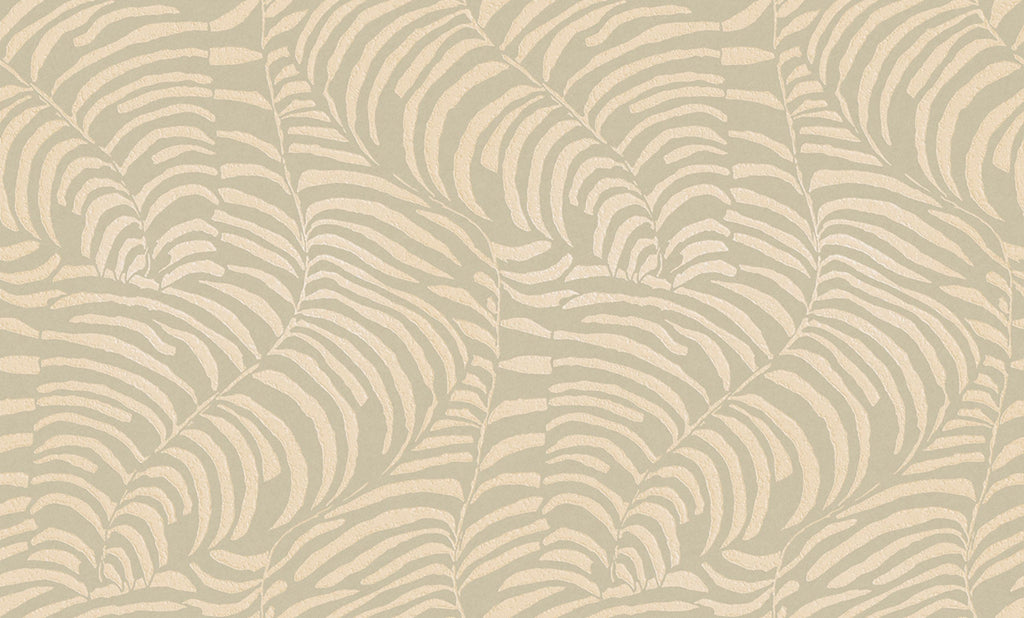 Casamance behang Jardin Félicia Nobile 76591630 vert cendré nacré
