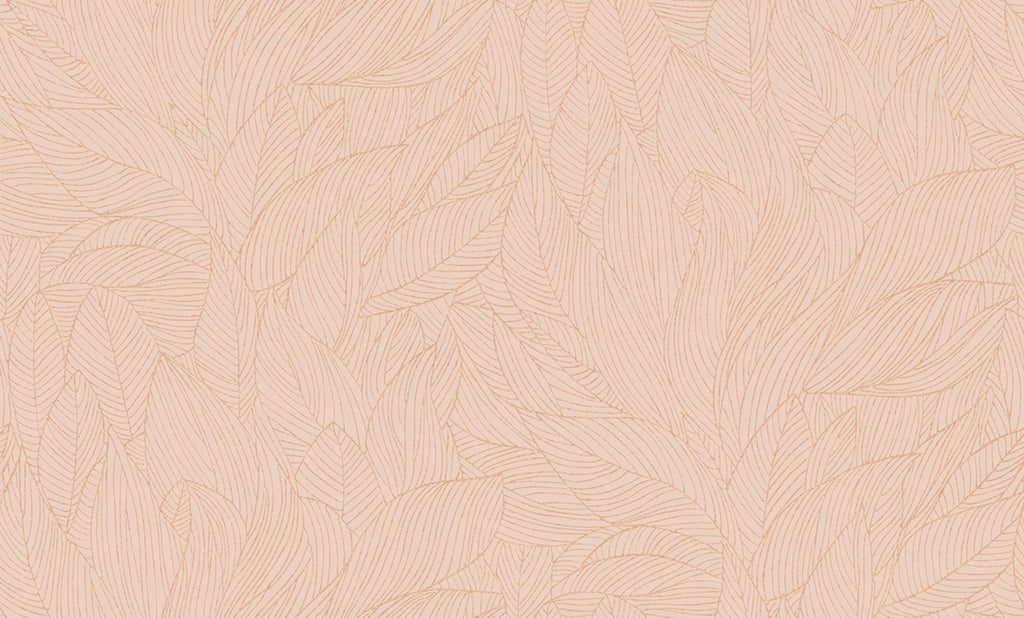 Casamance behang Jardin Félicia Hosta 76602446 rose poudré doré