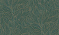 Casamance behang Jardin Félicia Hosta 76602650 jaspe doré (staal)