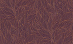 Casamance behang Jardin Félicia Hosta 76602854 pourpre cuivré