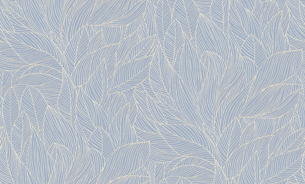 Casamance behang Jardin Félicia Hosta 76602956 lilas doré