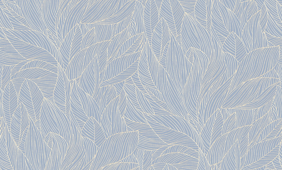 Casamance behang Jardin Félicia Hosta 76602956 lilas doré