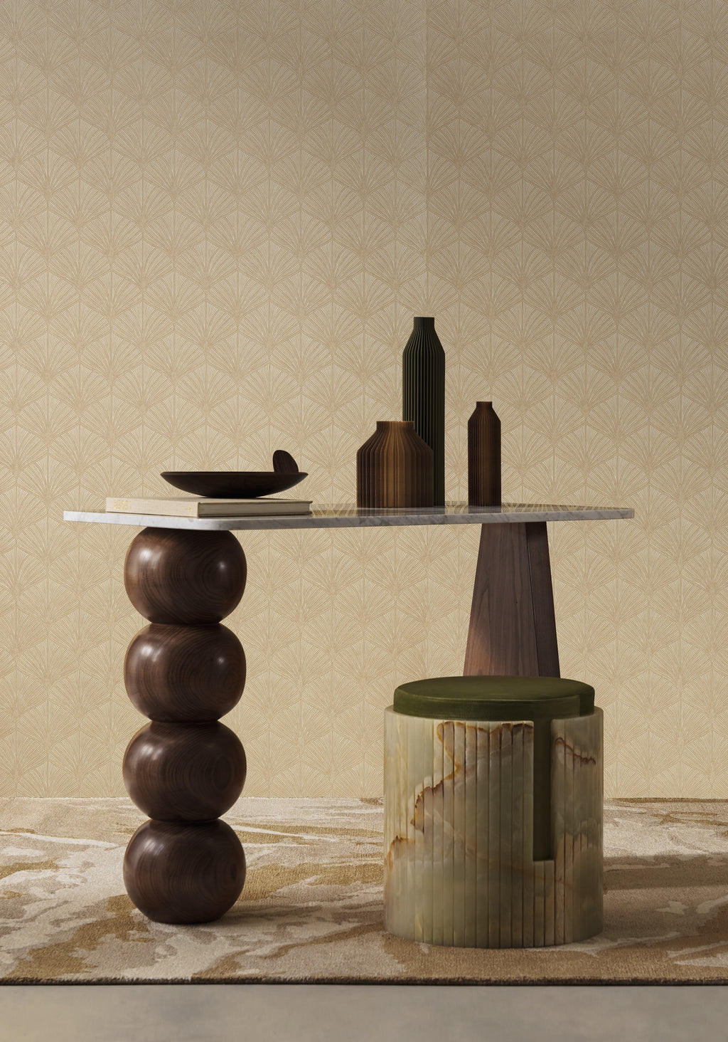 Casamance behang Magnitude Nereide 76651528 in interieur