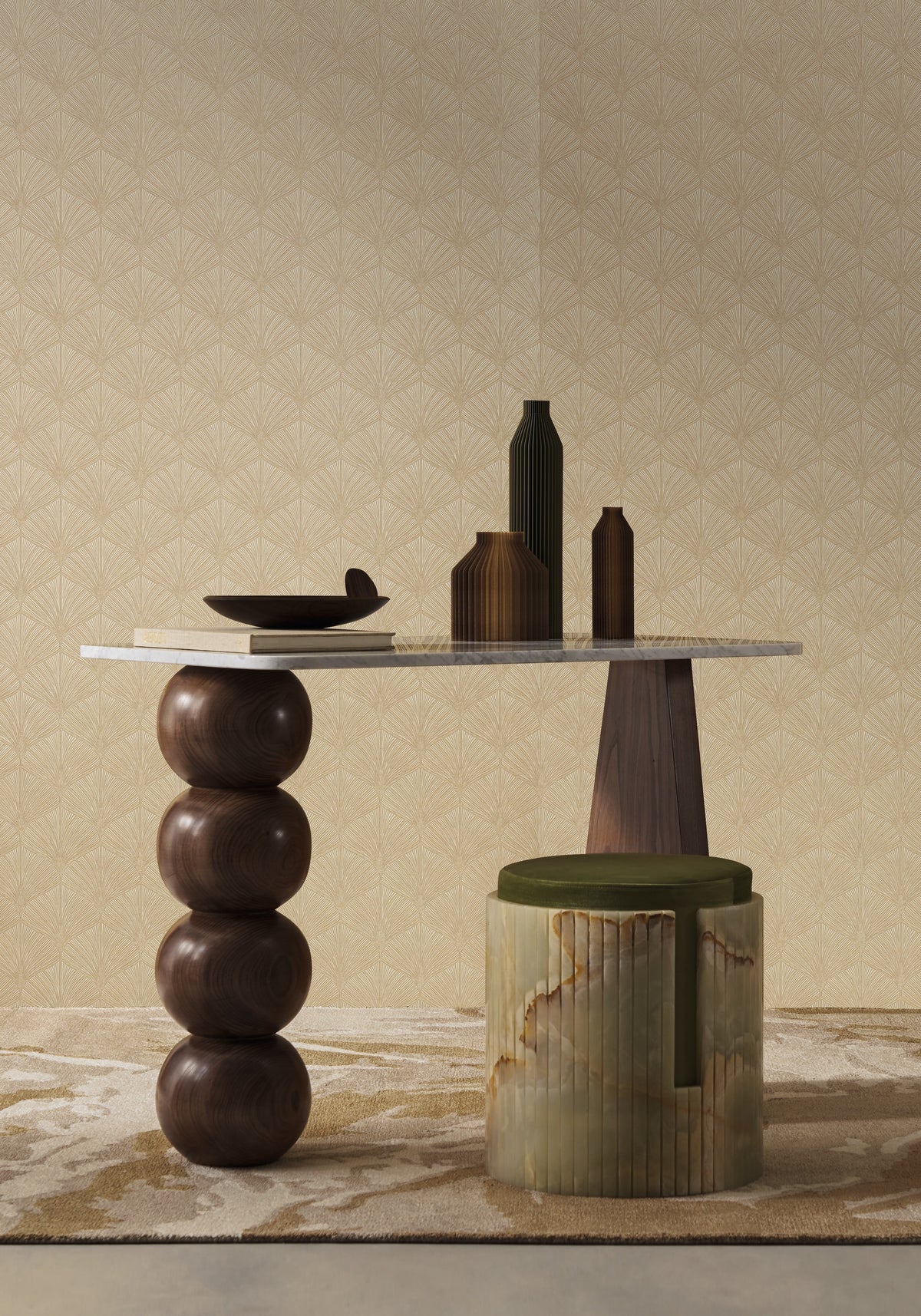 Casamance behang Magnitude Nereide 76651528 in interieur