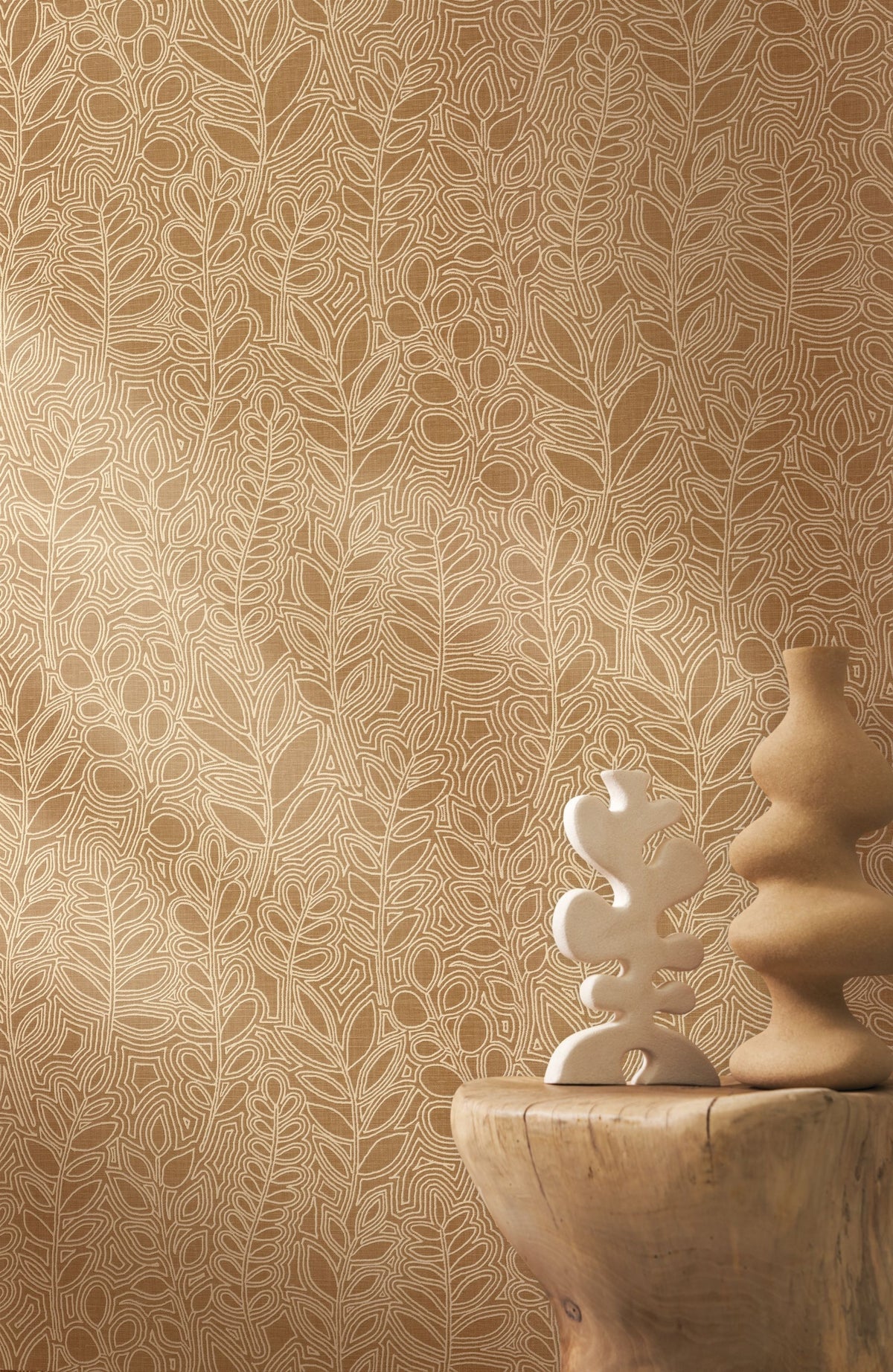Casamance behang Palmadora Astragale 76680610 detail