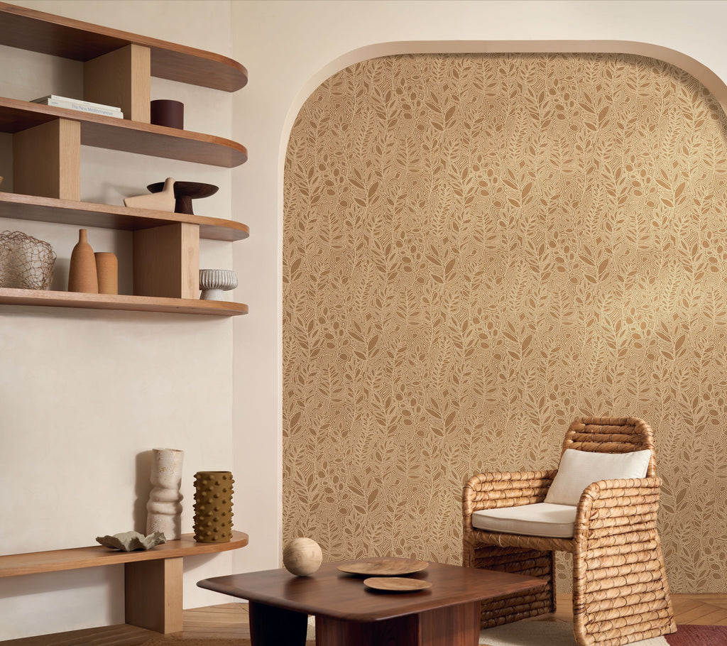 Casamance behang Palmadora Astragale 76680610 in interieur