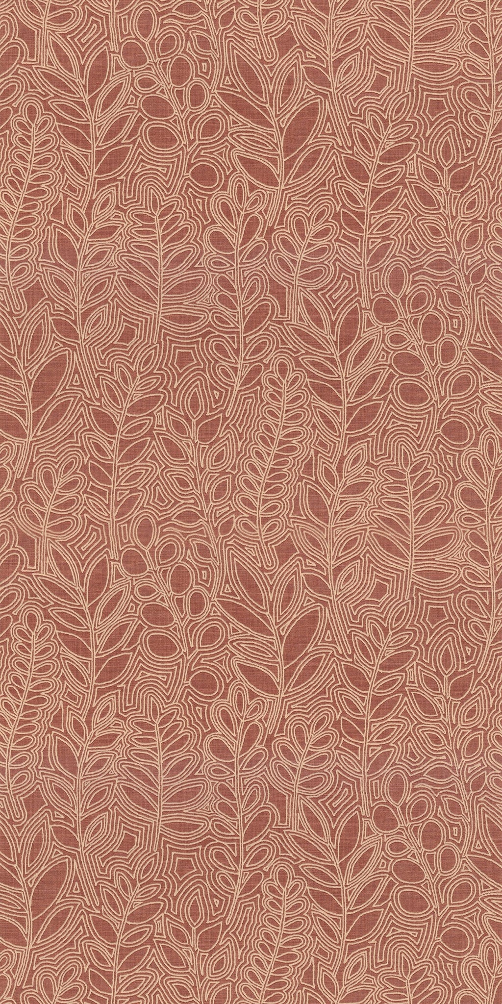 Casamance behang Palmadora Astragale 76680814 terracotta