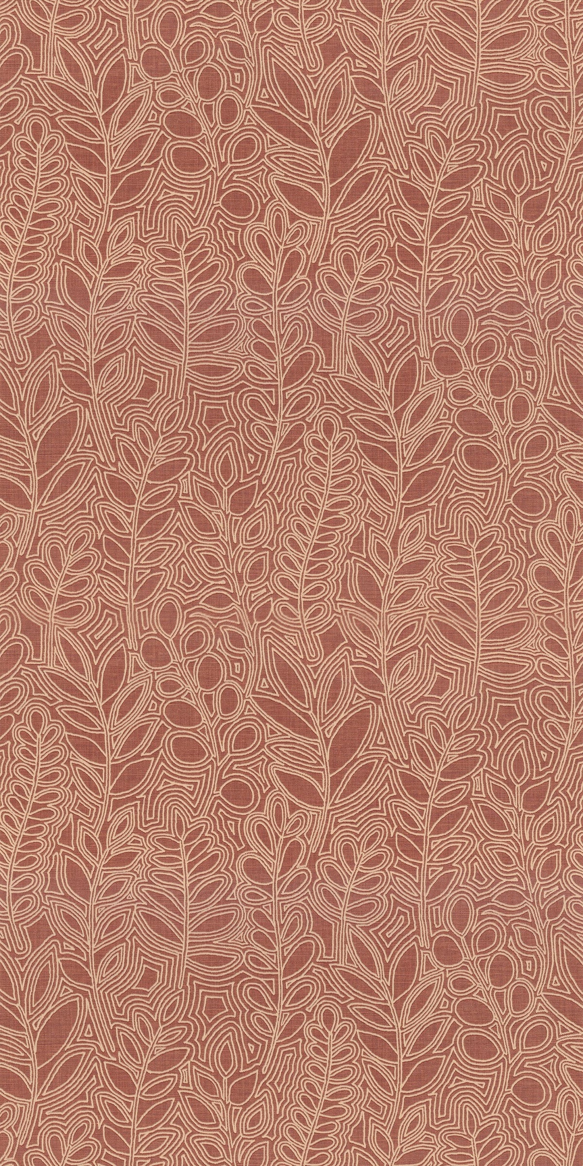 Casamance behang Palmadora Astragale 76680814 terracotta