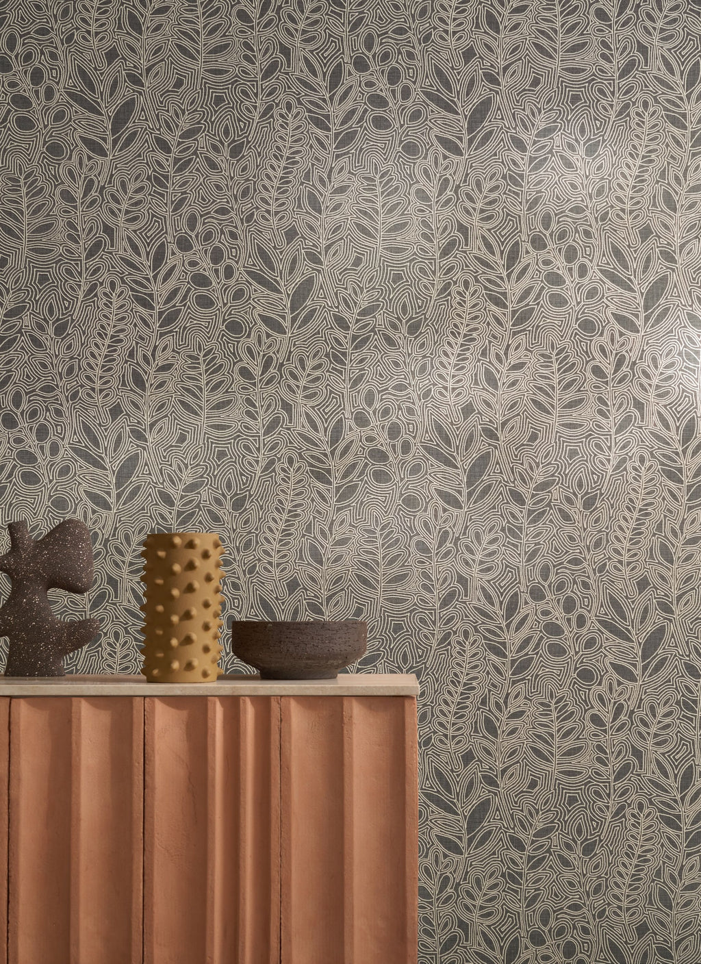 Casamance behang Palmadora Astragale 76680916 detail